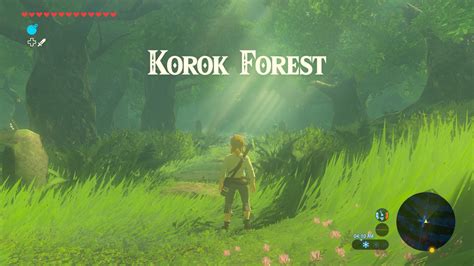 hestu korok forest|breath of the wild lost woods shrine.